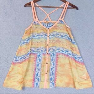 Free People A-Line tank double straps sheer - Small S